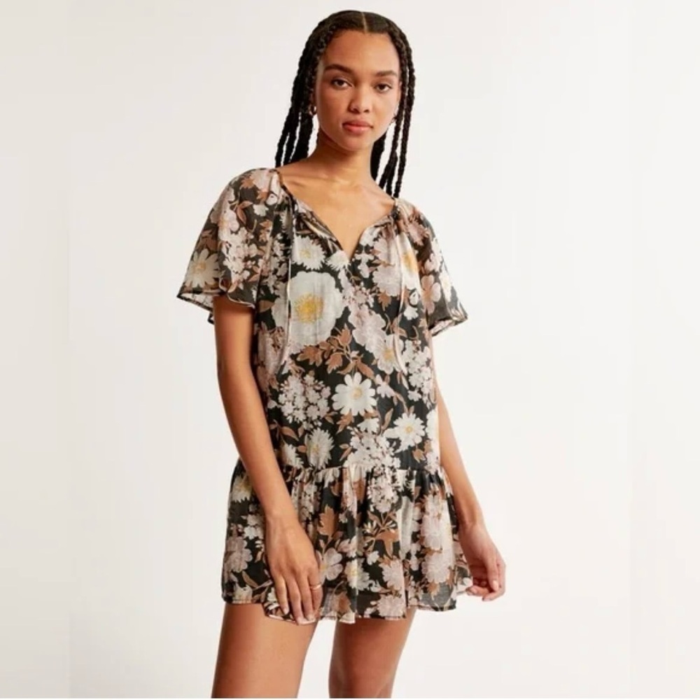 Abercrombie floaty trapeze mini dress